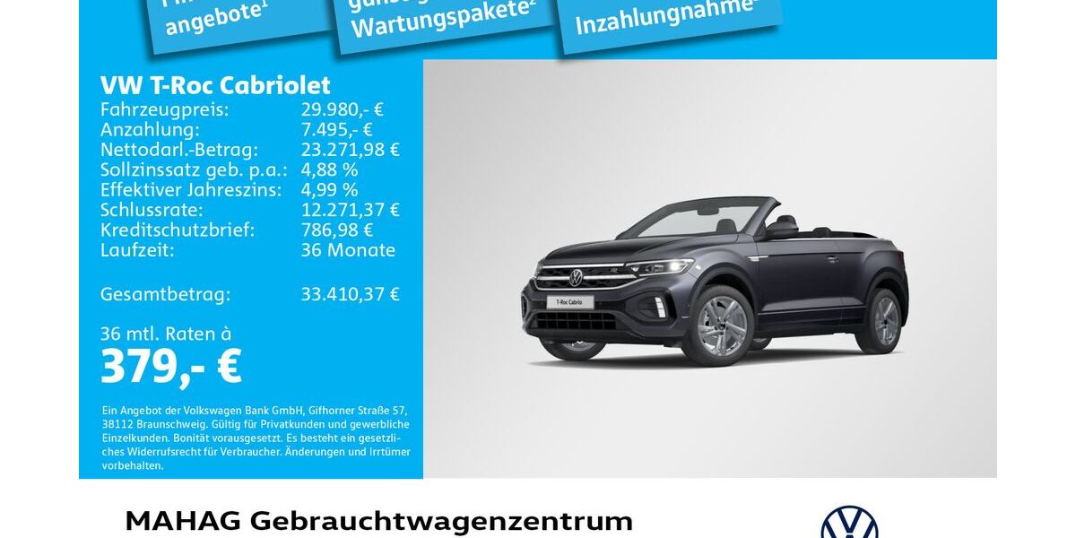 VW T-Roc 16.727 km 29.980 &euro; München 80935