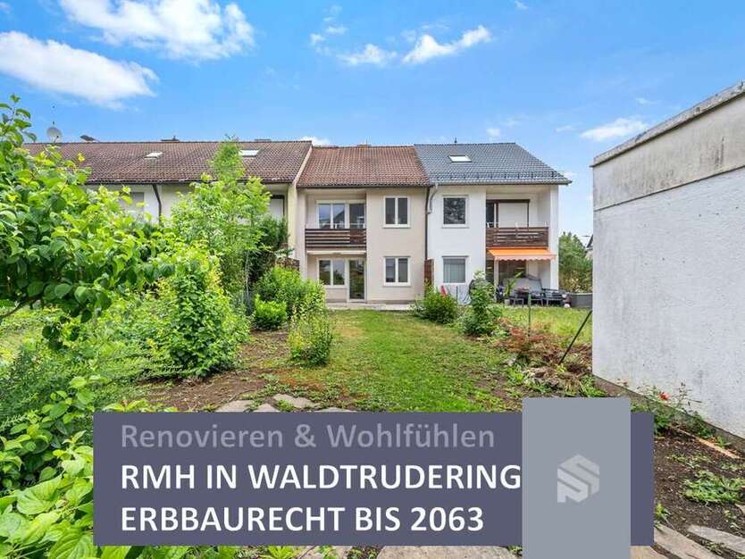 Erbbaurecht | Renovieren & Zuhause schaffen | RMH mit Einzelgarage in Waldtrudering