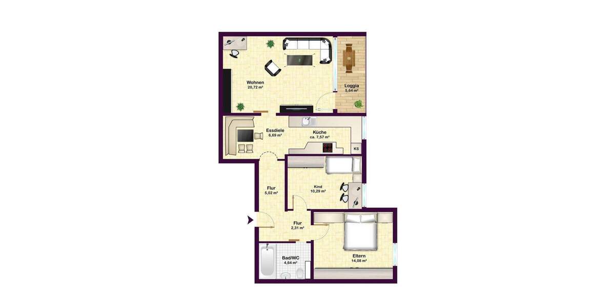 3 Zimmer Wohnung in Neufahrn 3 zimmer