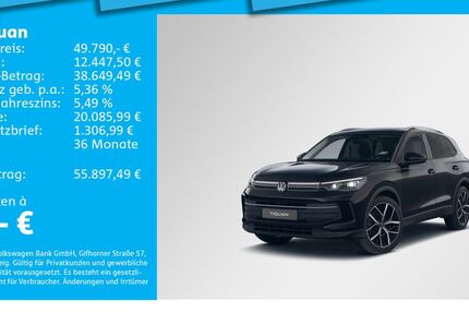 VW Tiguan 3.000 km 53.430 &euro; Dachau 85221