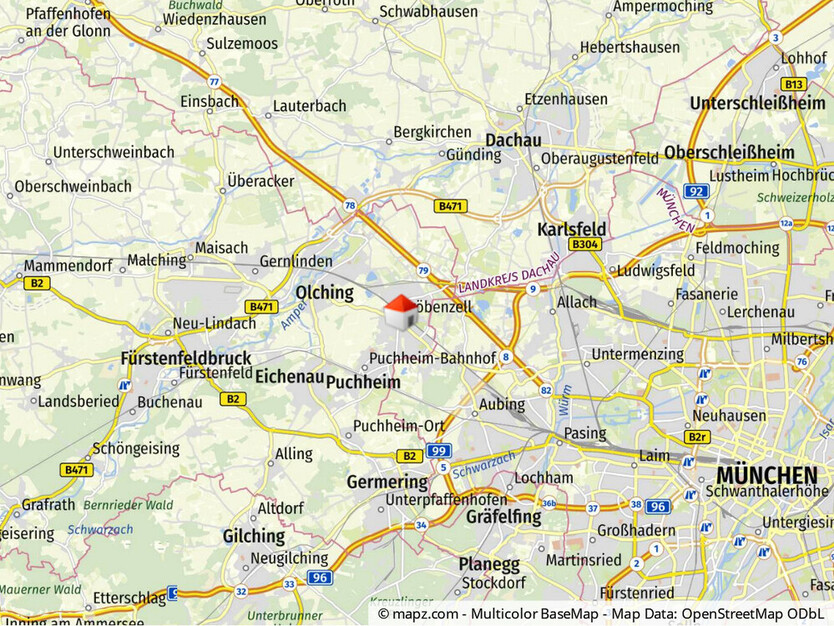 WINDISCH ImmobilieN - Haus in Haus: 4 Zimmer über 2 Etagen zentral & ruhig in Gröbenzell!