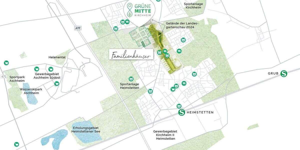 Reihenmittelhaus Kirchheim Heimstetten - 4 Zimmer, 114 m&sup2;, 989.000&euro; | Angebot:25726239