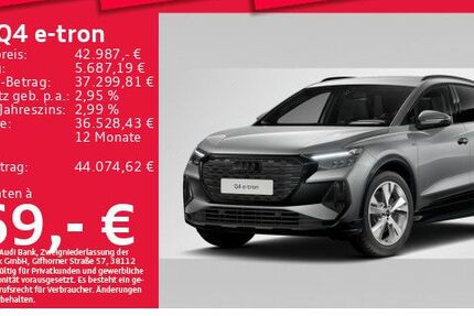 Audi Q4 e-tron 6.291 km 40.978 &euro; München 80935