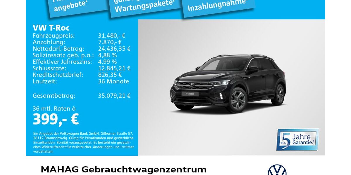 VW T-Roc 6.024 km 31.480 &euro; München 80935