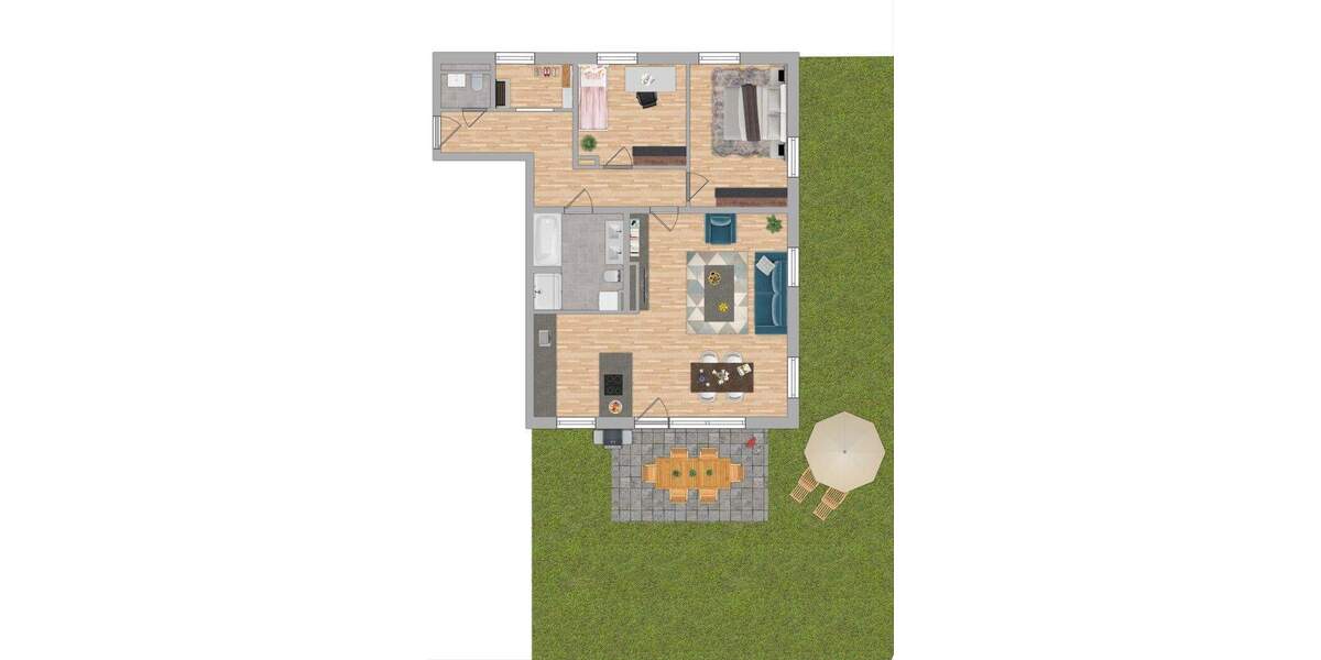 Etagenwohnung Kirchheim bei München Kirchheim - 3 Zimmer, 97 m&sup2;, 1.940&euro; | Angebot:25706601