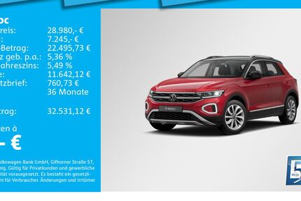 VW T-Roc 7.312 km 28.980 &euro; München 80935