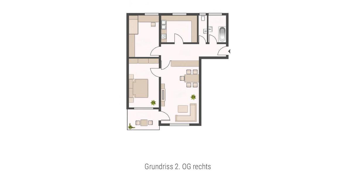 Etagenwohnung Germering - 3 Zimmer, 85 m&sup2;, 1.400&euro; | Angebot:26492893