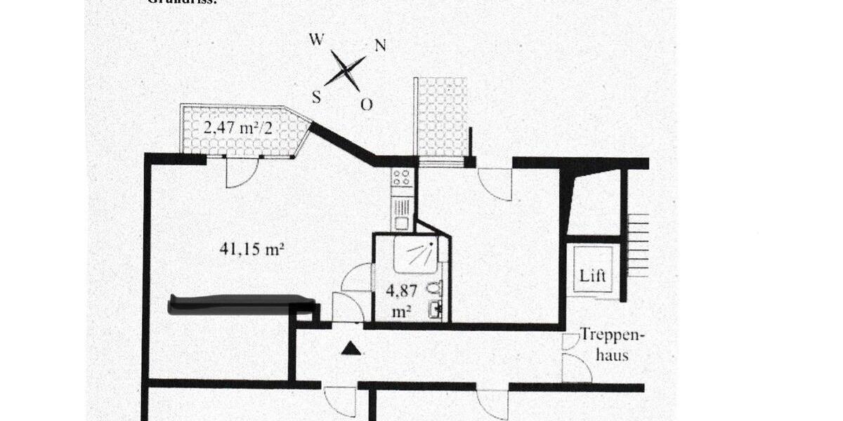 Etagenwohnung München Nymphenburg - 1 Zimmer, 49 m&sup2;, 449.000&euro; | Angebot:26564120