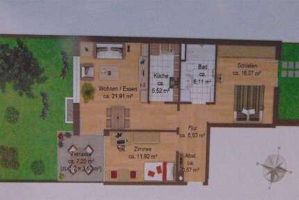 Wohnung München Moosach - 3 Zimmer, 72 m&sup2;, 699.000&euro; | Angebot:26327539