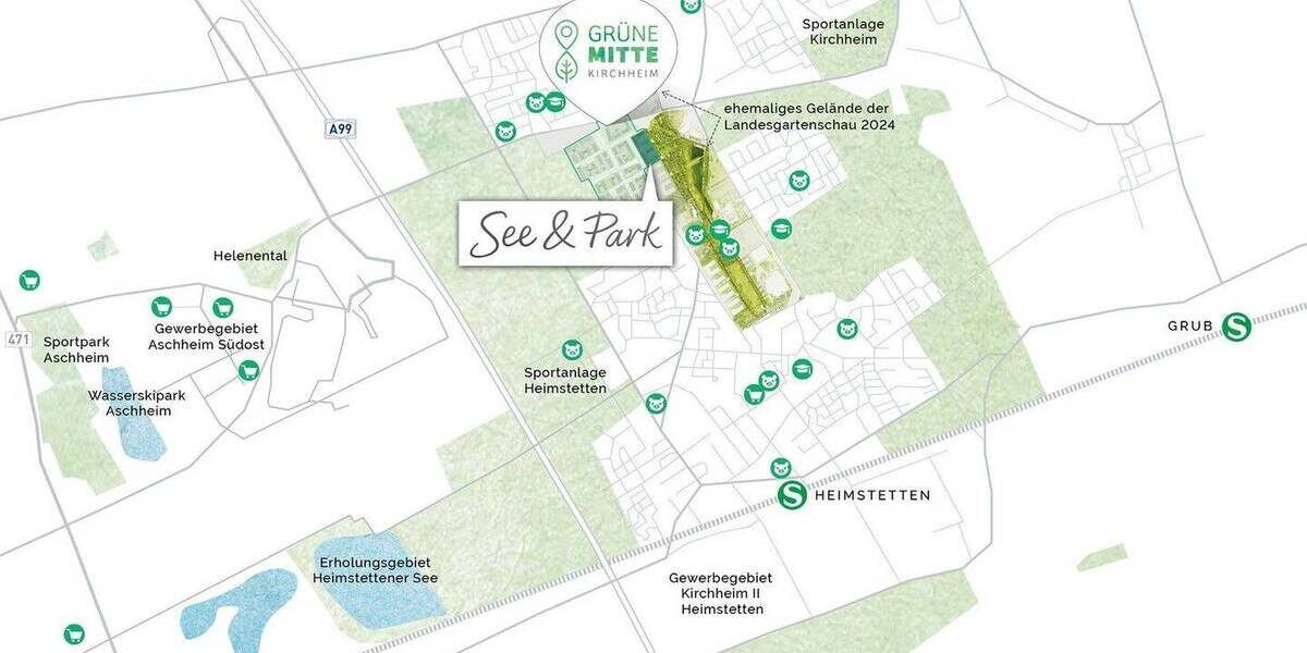 Terrassenwohnung Kirchheim b. München Heimstetten - 3 Zimmer, 98 m&sup2;, 920.000&euro; | Angebot:25664021