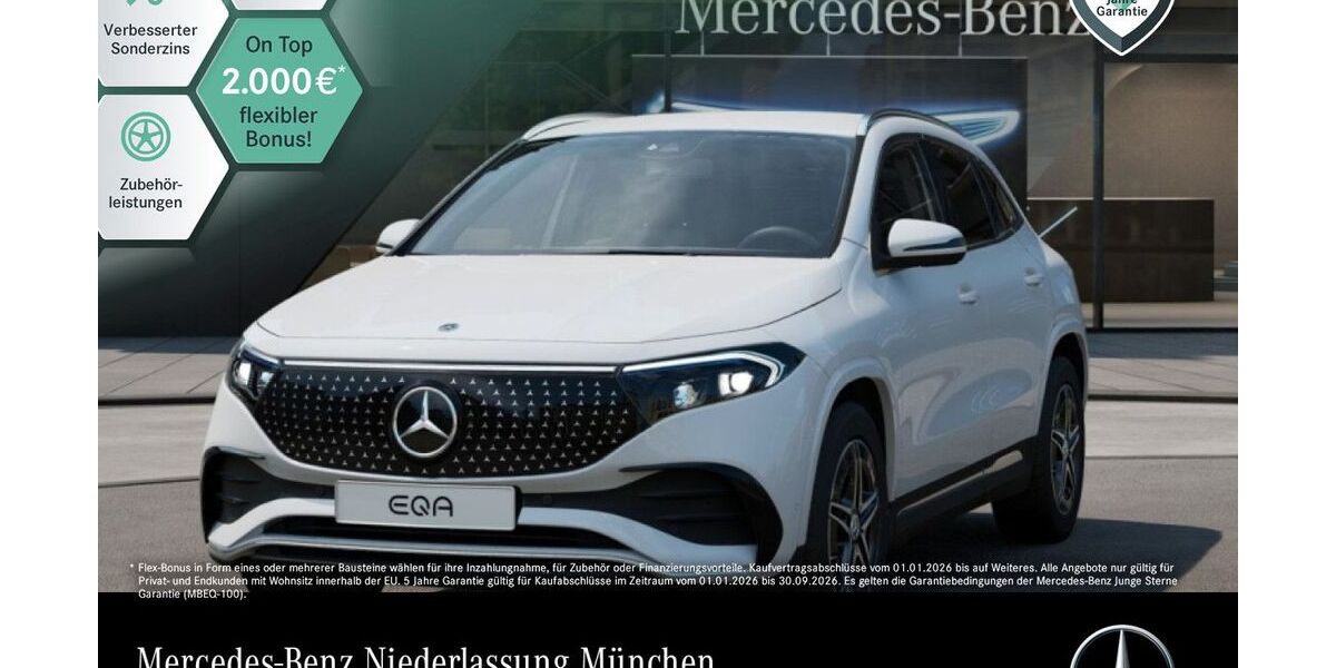 Mercedes-Benz EQA 13.988 km 39.690 &euro; München 80636