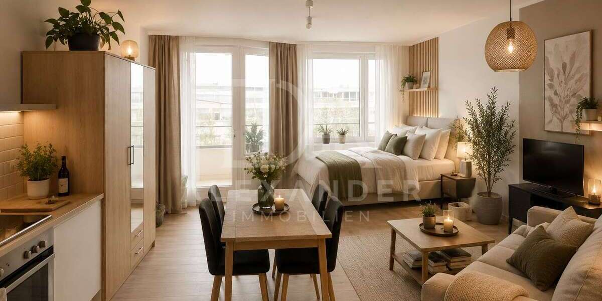 Etagenwohnung München / Pasing Pasing - 1 Zimmer, 30 m&sup2;, 1.050&euro; | Angebot:26877725