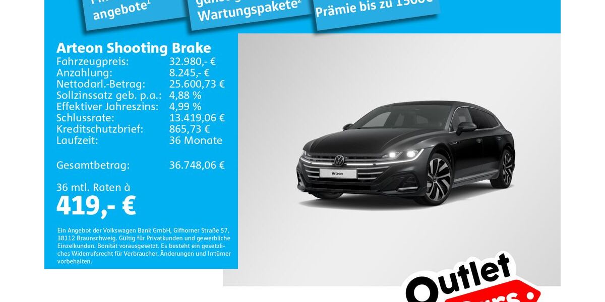 VW Arteon 72.798 km 32.980 &euro; Dachau 85221