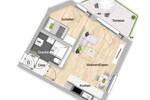 Etagenwohnung Aubing München Aubing-Lochhausen-Langwied - 2 Zimmer, 46 m&sup2;, 1.198&euro; | Angebot:26411127
