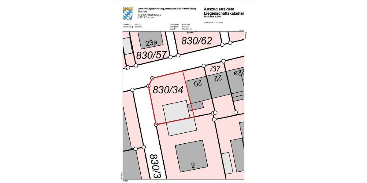 Grundstück Karlsfeld - 398.000&euro; | Angebot:25664003