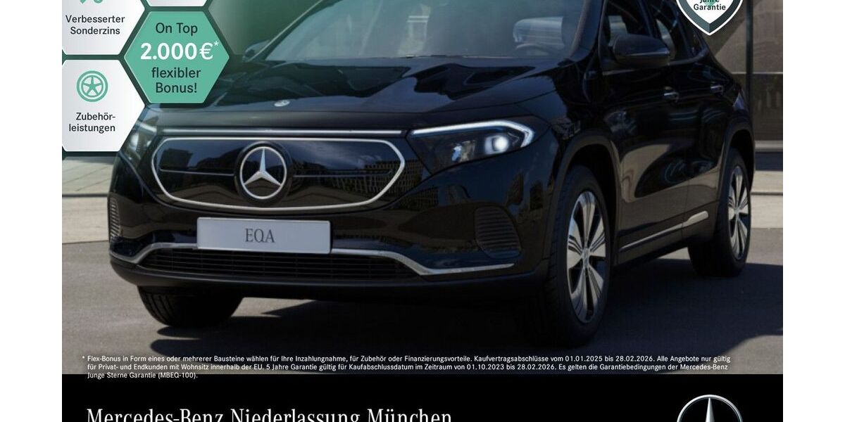 Mercedes-Benz EQA 41.987 km 26.990 € München 80636