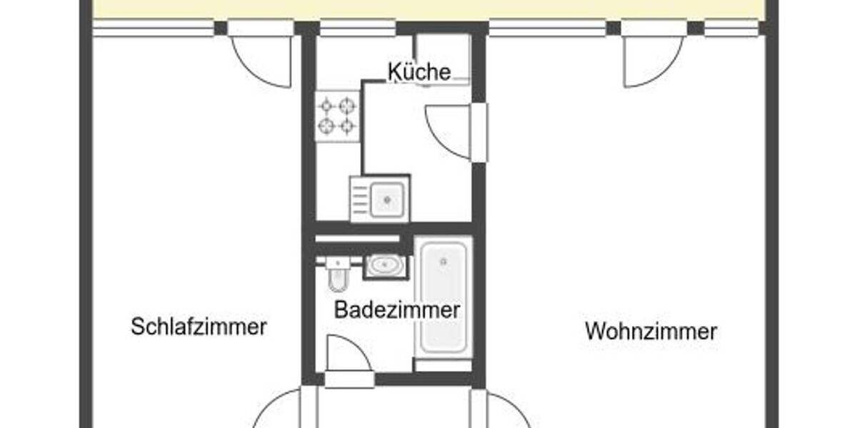 Etagenwohnung Unterschleißheim - 2 Zimmer, 56 m&sup2;, 334.000&euro; | Angebot:26418457