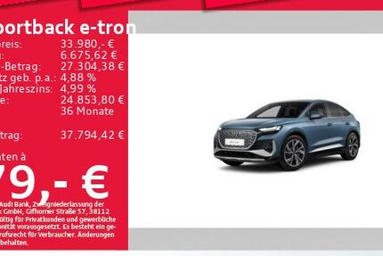 Audi Q4 e-tron 11.648 km 34.554 &euro; München 81825