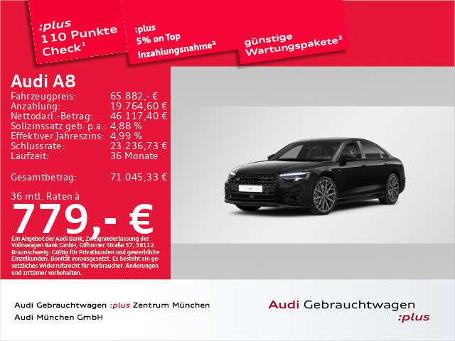 Audi A8 20.033 km 65.882 &euro; Eching 85386