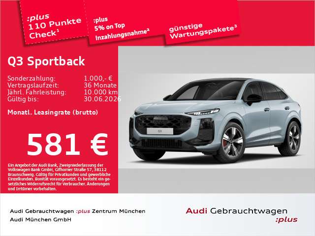 Audi Q3 4.999 km 49.812 &euro; Eching 85386