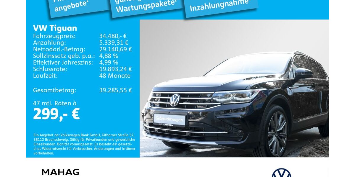 VW Tiguan 85.188 km 33.991 &euro; Dachau 85221