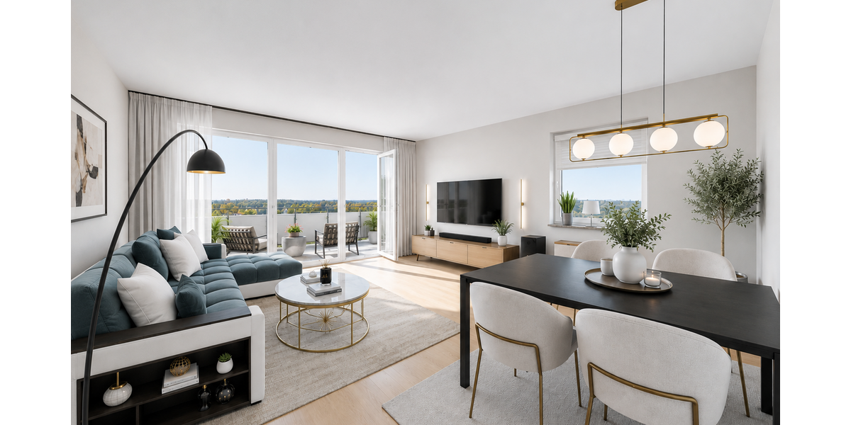 Etagenwohnung Poing - 3 Zimmer, 78 m&sup2;, 495.499&euro; | Angebot:27086449