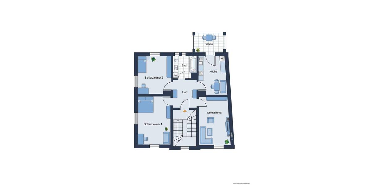 Etagenwohnung München Moosach - 3 Zimmer, 85 m&sup2;, 600.000&euro; | Angebot:26867036