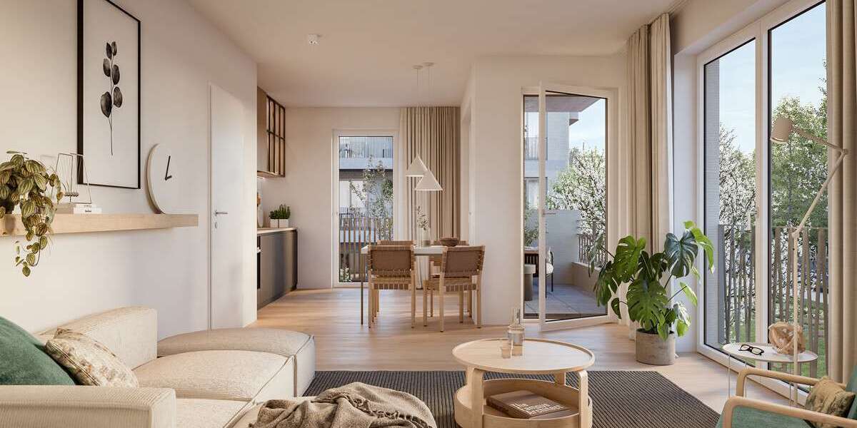 Etagenwohnung Oberschleißheim - 4 Zimmer, 102 m&sup2;, 1.986&euro; | Angebot:25914100