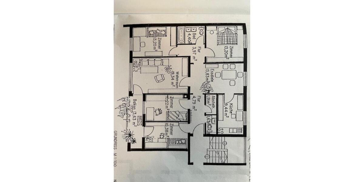 Etagenwohnung München Thalkirchen-Obersendling-Forstenried-Fürstenried-S - 5.5 Zimmer, 107 m&sup2;, 750.000&euro; | Angebot:24258213