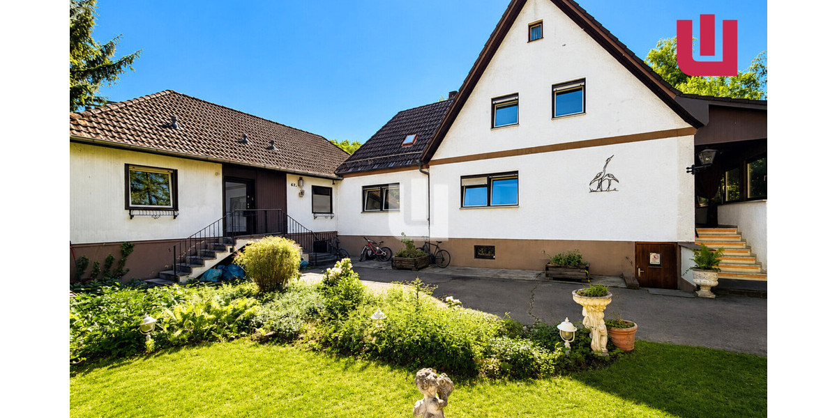 WINDISCH - Zwei Häuser auf großem Grundstück mit Entwicklungspotential in Ortsrandlage v. Gröbenzell - Einfamilienhaus Gröbenzell | Angebot:26979381