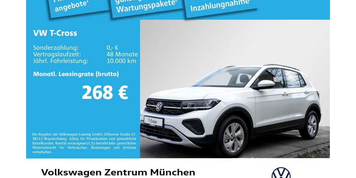 VW T-Cross 3.000 km 23.990 &euro; München 80807