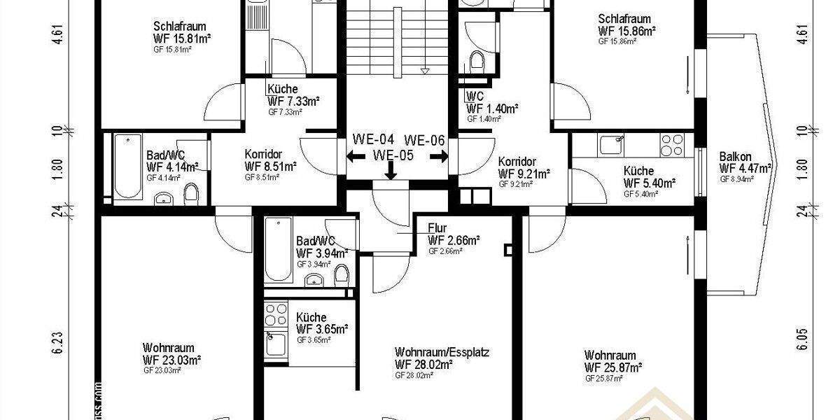 Mehrfamilienhaus, Wohnhaus München Berg am Laim - 2 Zimmer, 966 m&sup2;, 5.500.000&euro; | Angebot:25820382