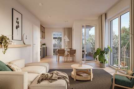 Wohnung Oberschleißheim - 1 Zimmer, 44 m&sup2;, 1.035&euro; | Angebot:25914099