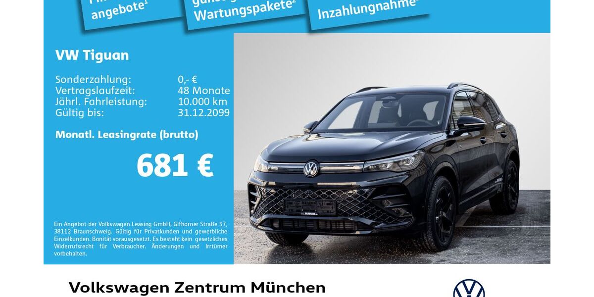 VW Tiguan 3.000 km 53.980 &euro; München 80687