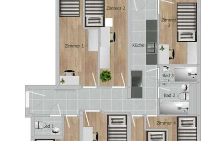 Zimmer München Moosach - 775&euro; | Angebot:26121599