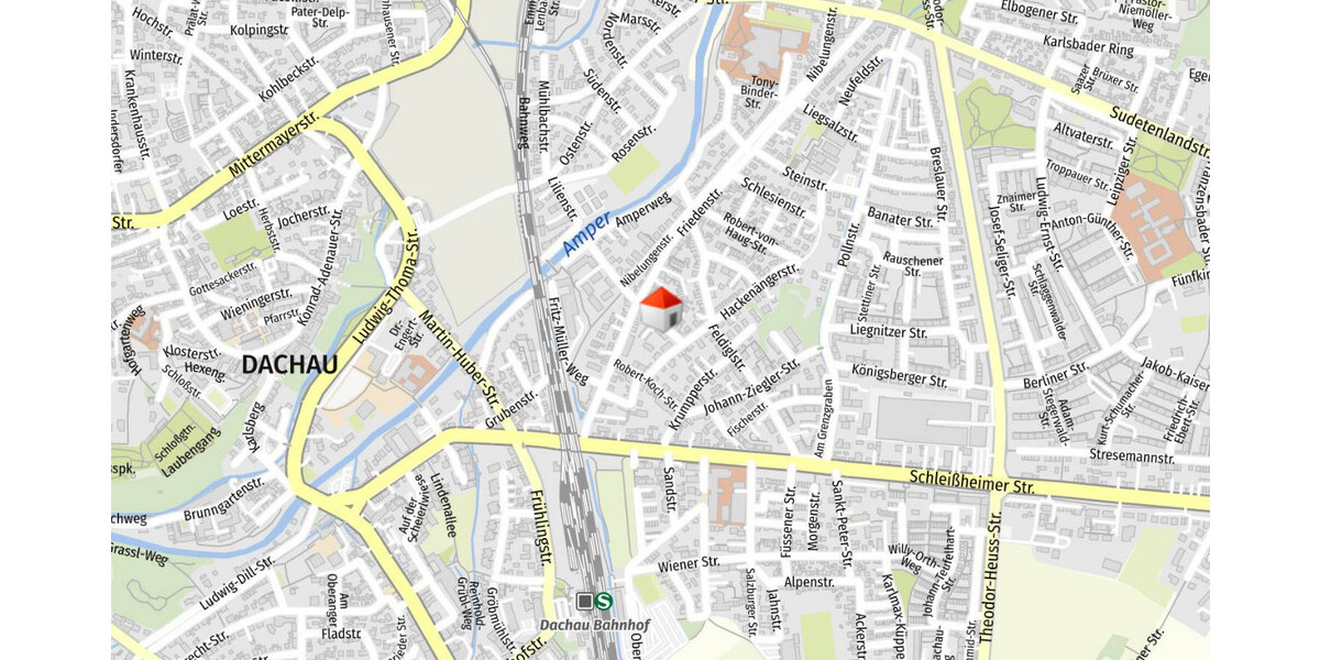 Frei ab sofort - 2-Zi.-Whg. in ruhiger, zentraler Lage von Dachau für d. Käufer provisionsfrei 2 zimmer