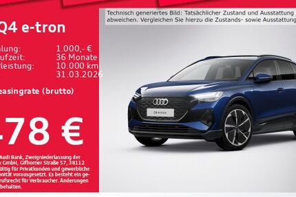 Audi Q4 e-tron 1.960 km 52.723 &euro; Eching 85386