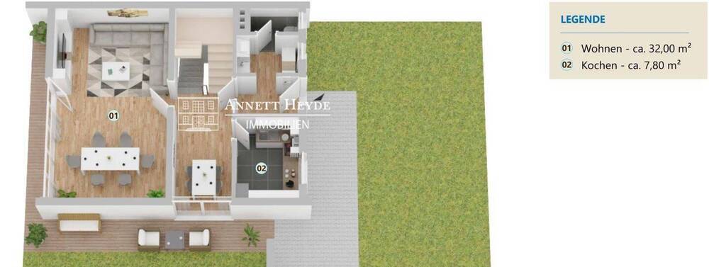 Charmante, gepflegte DHH mit großem Garten und Potential