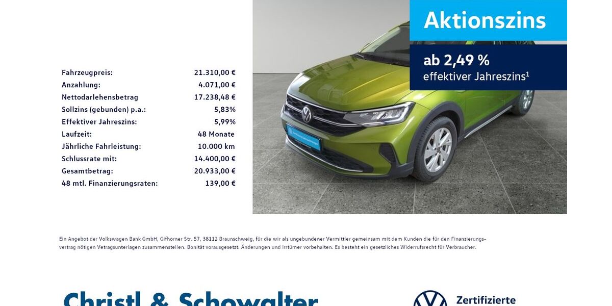 VW Taigo 10.800 km 20.912 &euro; München 81476