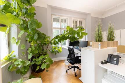 Repräsentatives Altbaubüro mit Stuck und Flügeltüren - All-in-Miete zimmer