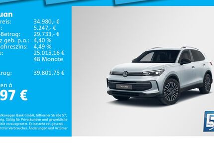 VW Tiguan 3.089 km 34.980 &euro; München 80935
