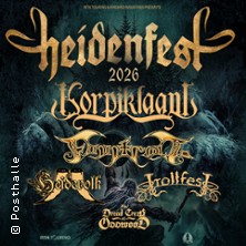 Heidenfest 2026 - Korpiklaani, Finntroll, Heidevolk and more 01.02.2026 Backstage München