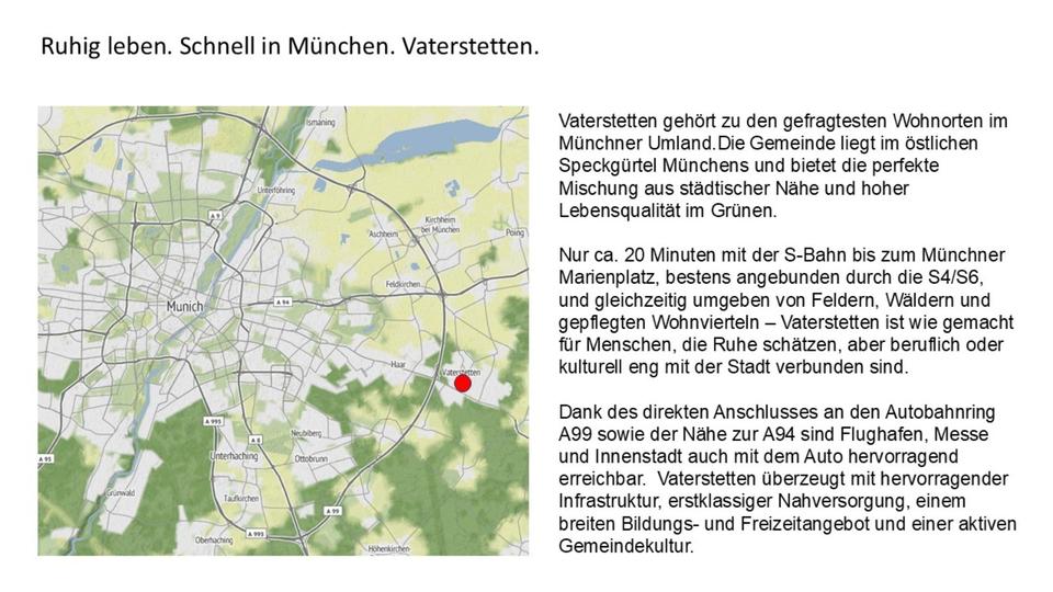 2-Zimmer-Neubauwohnung mit TG in Vaterstetten und S-Bahn ums Eck 2 zimmer