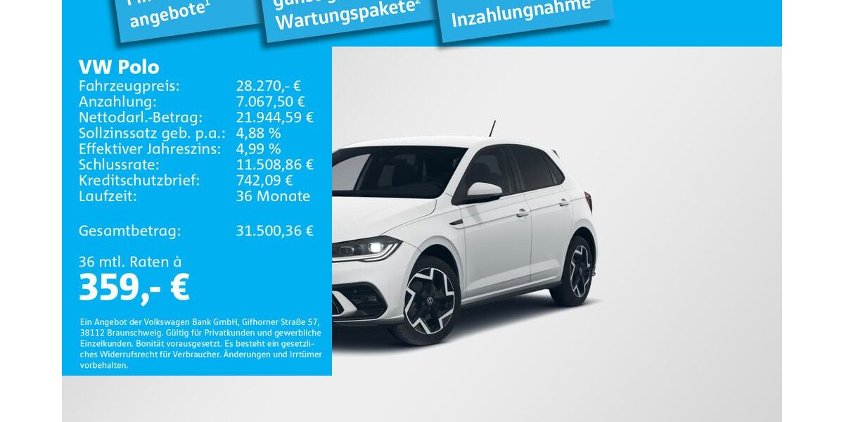 VW Polo 3.000 km 31.890 &euro; München 80807