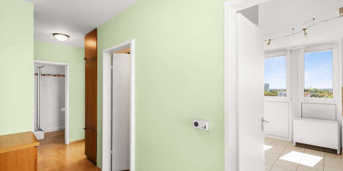 Weitblick • Wohnküche • Wintergarten | Geräumige 2-Zi-Balkonwohnung mit TG-Stellplatz - Appartement München Bogenhausen | Angebot:27110890