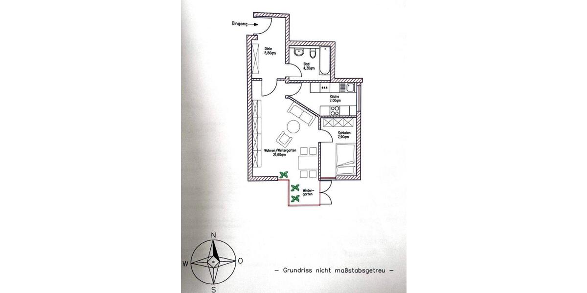 Erdgeschoßwohnung München Pasing-Obermenzing - 1.5 Zimmer, 47 m&sup2;, 465.000&euro; | Angebot:27083170