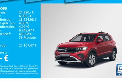 VW T-Cross 3.272 km 24.380 &euro; München 81825