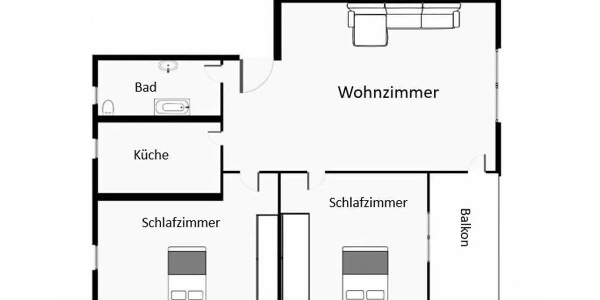 Etagenwohnung München Allach-Untermenzing - 3 Zimmer, 70 m&sup2;, 499.900&euro; | Angebot:26384549