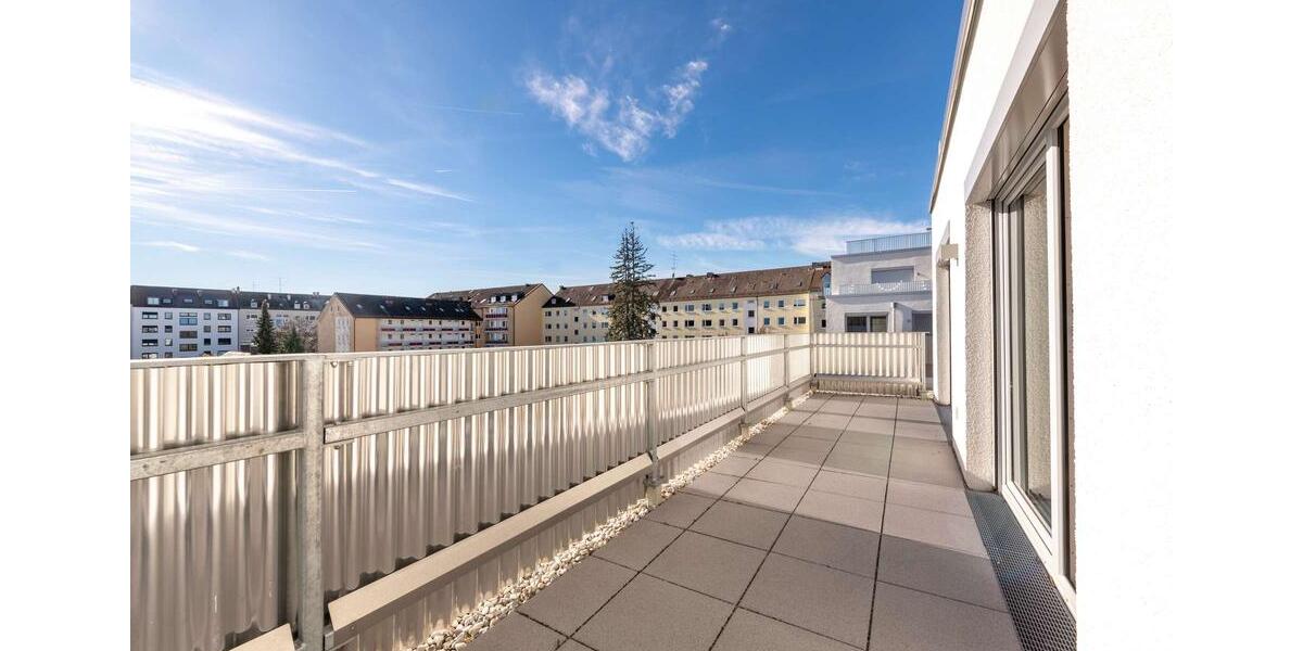 Erstbezug: Dachgeschoss-Wohnung mit lichterfülltem Ambiente und Dachterrasse 2 zimmer