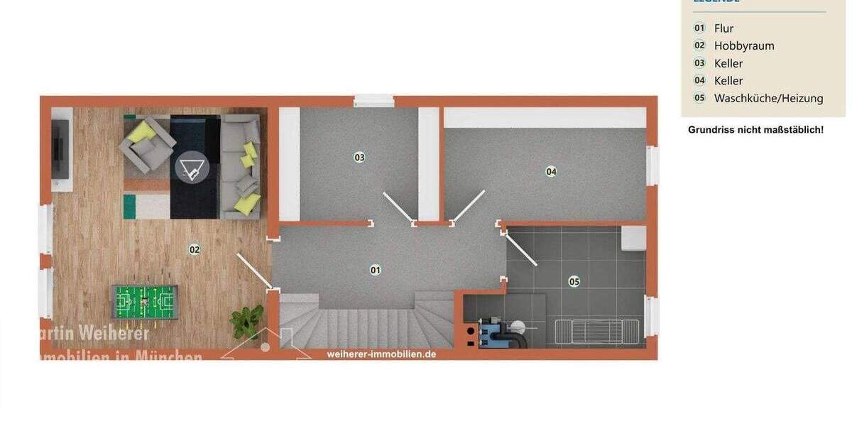 Doppelhaushälfte München Moosach - 6 Zimmer, 150 m&sup2;, 1.050.000&euro; | Angebot:25289373